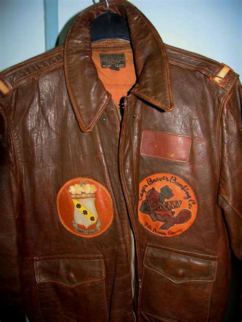 ww2 replica leather jackets|a 2 flight jacket original.